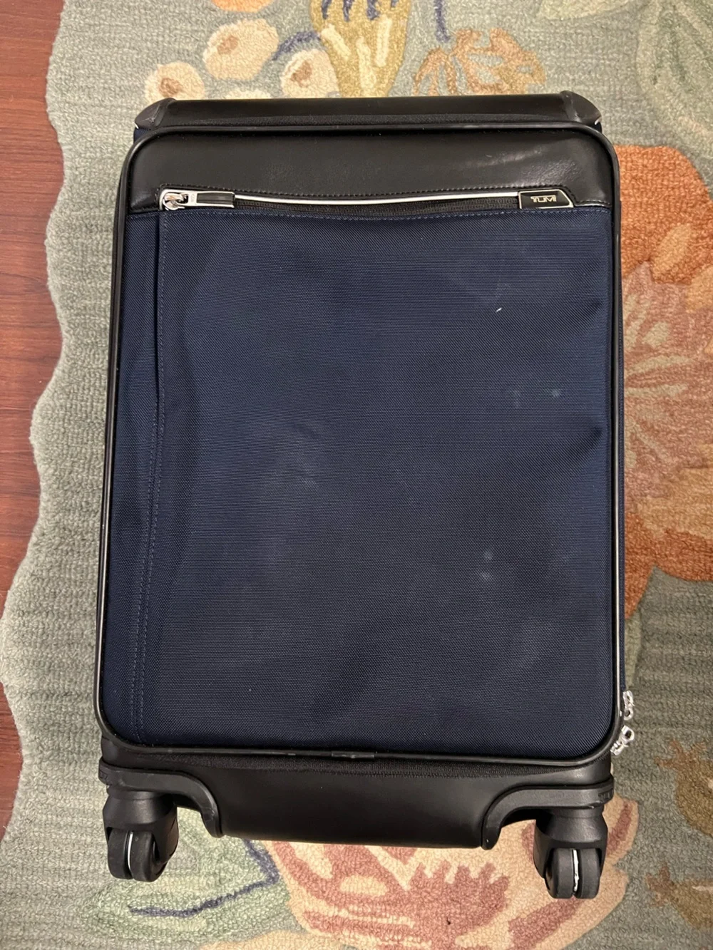 Tumi Navy Arrive Carry on Suitcase
